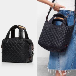 MZ Wallace Black Small Sutton Tote Deluxe